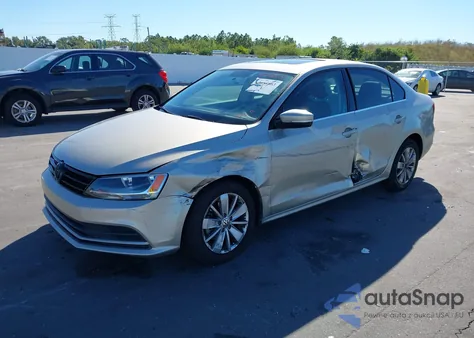 2015 Volkswagen Jetta 1.8T Se из США, поврежденный, VIN 3VWD17AJ7FM238509